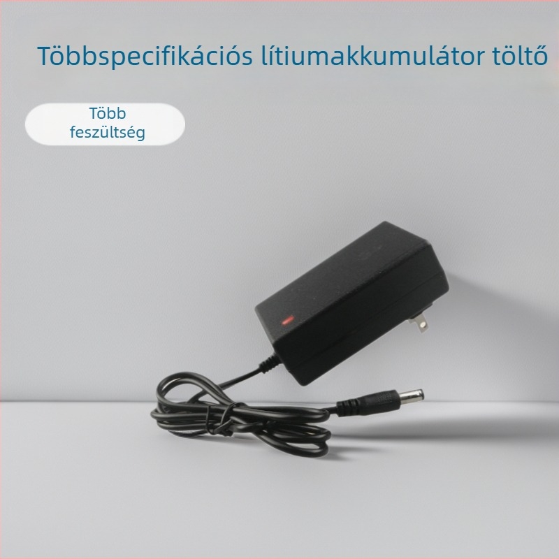 Li-ion akkumulátor töltő, többfeszültség-bemenettel (4,2V, 8,4V, 12,6V, 16,8V, 21V, 25,2V, 29,4V), 1–3A