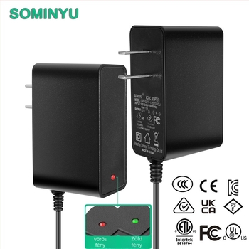 SOMINYU SMY02T akkumulátor töltő, CCC UL PSE tanúsított, kimenet 8.4V 2A, bemenet 100-240V AC