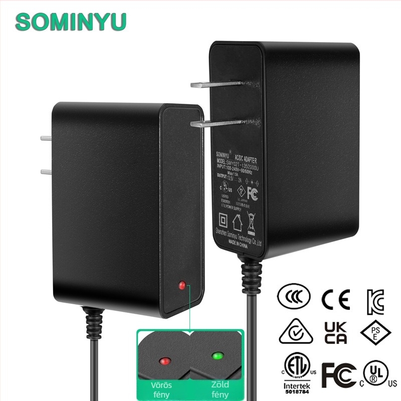 SOMINYU SMY02T akkumulátor töltő, CCC UL PSE tanúsított, kimenet 8.4V 2A, bemenet 100-240V AC