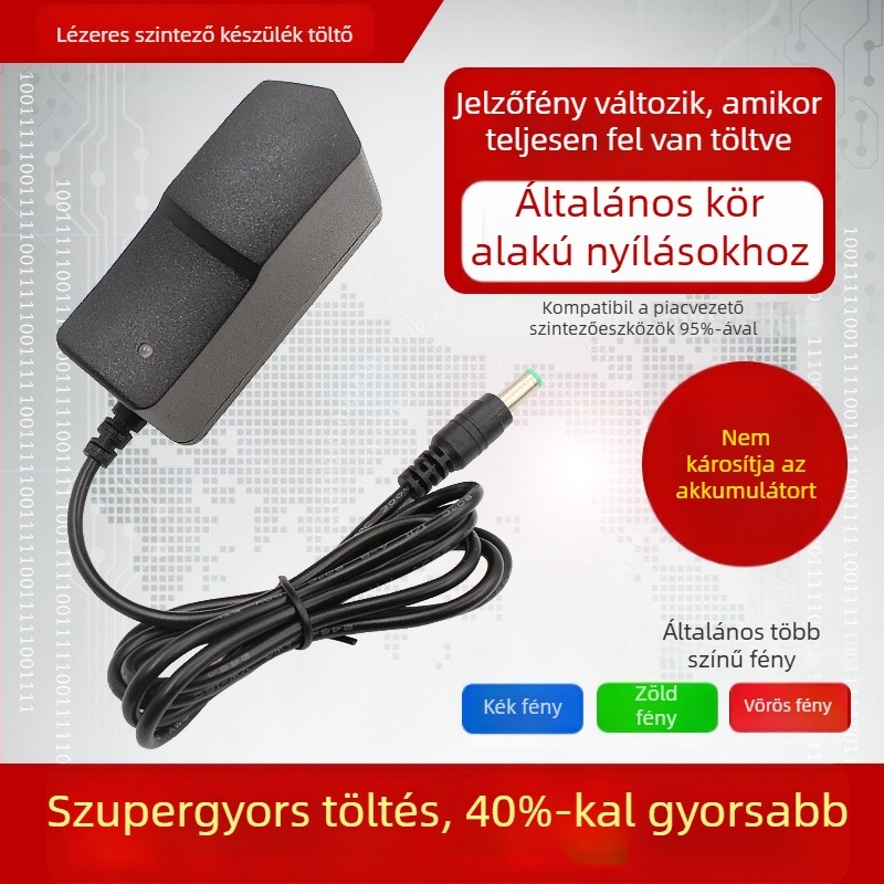 Li-ion akkumulátor töltő vezetékes szerszámokhoz | Bemenet AC 100-240V | Kimenet DC 12.6V 10A | CE tanúsítvány