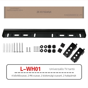 Yi Zhigu L-WH01 TV-fali tartó – vasból készült tartó, mechanikus vezérlés, teherbírás több mint 15 kg