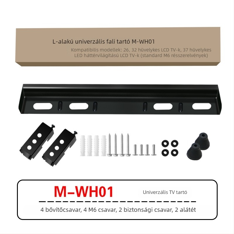Yi Zhigu L-WH01 TV-fali tartó – vasból készült tartó, mechanikus vezérlés, teherbírás több mint 15 kg