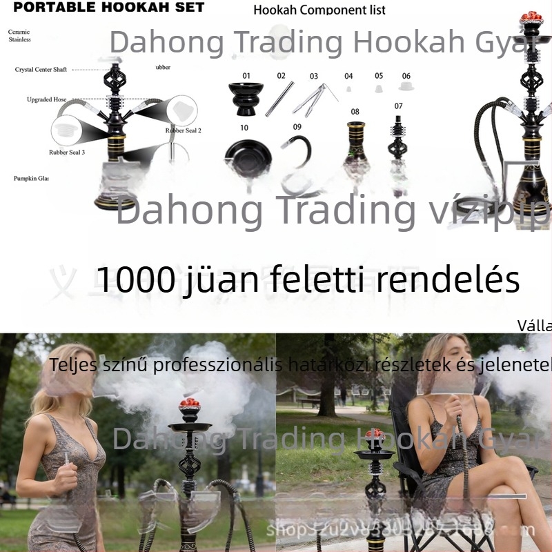 Hookah Dahong, fém, 12 db dobozban, testreszabott feldolgozás