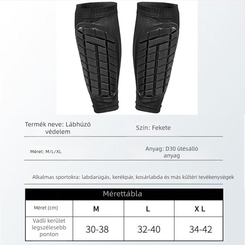 Holy butterfly Vádli védő futballhoz – gumiból készült védő a vádli számára, felnőtteknek és gyerekeknek