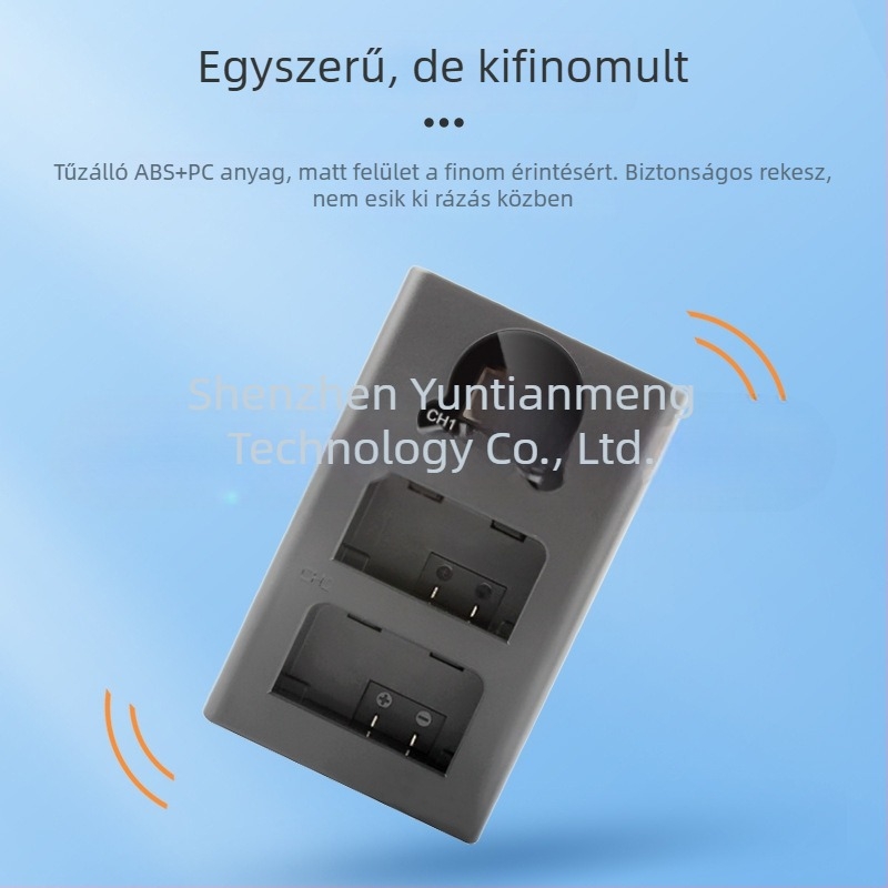 RINGTEAM NP-W126 töltő dokkoló Fuji XT3-hoz – Micro USB/Type-C interfész