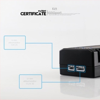 B3 lítium akkumulátor egyensúly töltő modell repülő fix szárnyhoz, bemenet 110-240V, kimenet 1600mA, töltési áram 1600mA