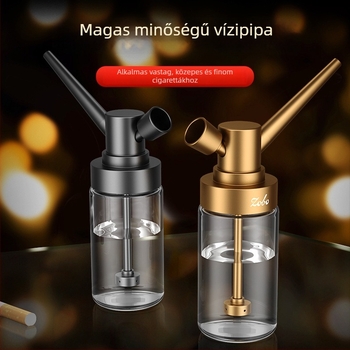 Hookah cső, hordozható három az egyben design, fém konstrukció, Zobo ZB-552 (teljes tartozékkészlet)
