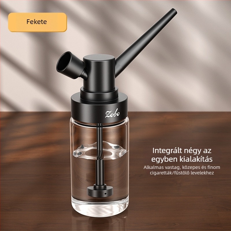 Hookah cső, hordozható három az egyben design, fém konstrukció, Zobo ZB-552 (teljes tartozékkészlet)