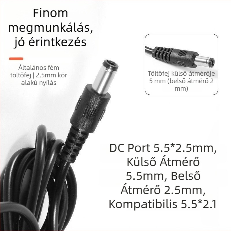 Li-ion akkumulátoros töltő kéziszerszámokhoz – 4 cellás, 16.8V 1A kimenet,  220V bemenet, 5,5 mm körös csatlakozó