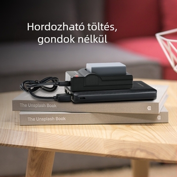 FB/Fengbiao EN-EL25 Akkumulátortöltő Nikon Z50, Z30, Zfc-hez — USB interfész, Modell FB-DC-EN-EL25(T)