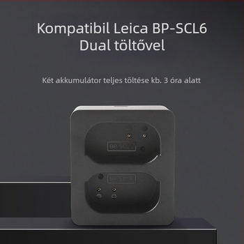 BP-SCL6 Asztali töltő Leica Q2/Q3, 43 SL3/SL2s, Type-C port