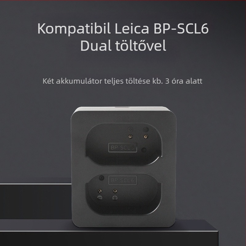 BP-SCL6 Asztali töltő Leica Q2/Q3, 43 SL3/SL2s, Type-C port