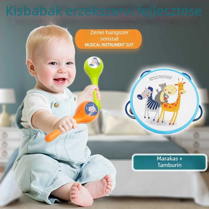 Műanyag gyerekeknek készült ukulele és mini gitárkészlet, gitár/basszus játék, 4–6 éveseknek, blisteres csomagolás, Xinya márka, 3C tanúsítvány