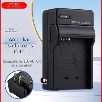 Canon NB-4L/NB-8L akkumulátor töltő, közvetlen csatlakozással, utazó töltő