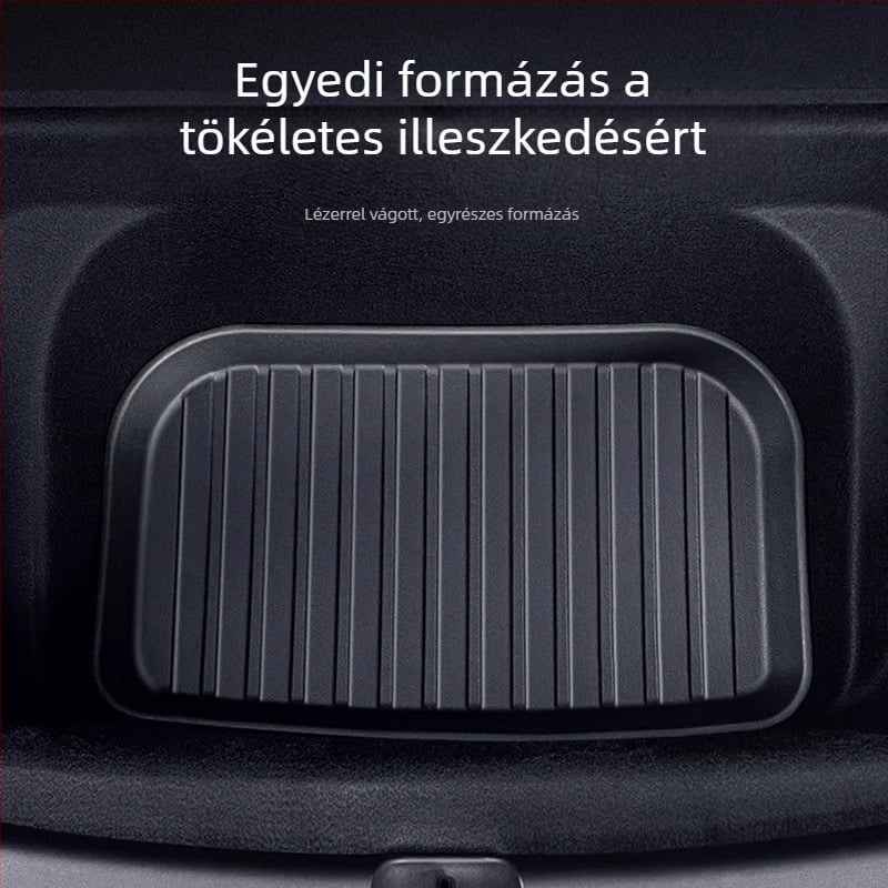 Tesla Model 3/Y első és hátsó csomagtartó szőnyeg – TPE, járműspecifikus, logó nélküli