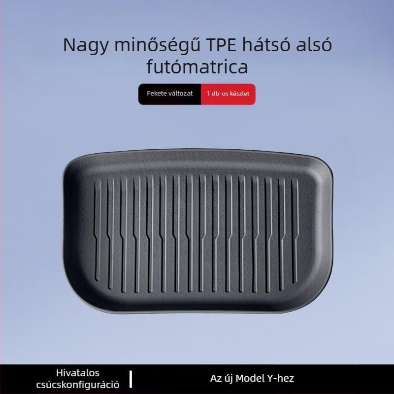 Tesla Model 3/Y első és hátsó csomagtartó szőnyeg – TPE, járműspecifikus, logó nélküli
