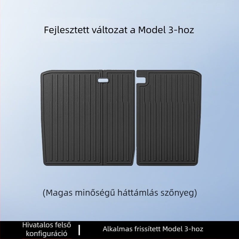 Tesla Model 3/Y első és hátsó csomagtartó szőnyeg – TPE, járműspecifikus, logó nélküli
