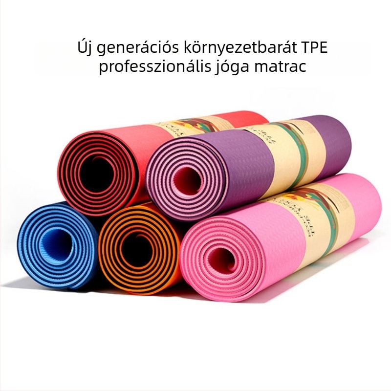 Jóga matrac – TPE anyag, 8 mm vastagság, 1 kg súly, márka Binluo