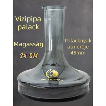 smoke jar, üveg, insert pipe, orosz stílus, univerzális vízipipa alap
