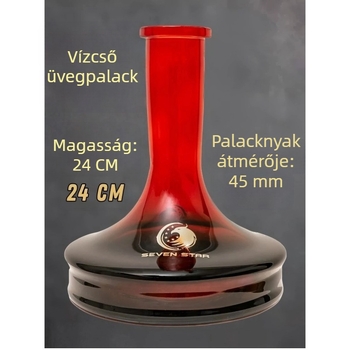 smoke jar, üveg, insert pipe, orosz stílus, univerzális vízipipa alap