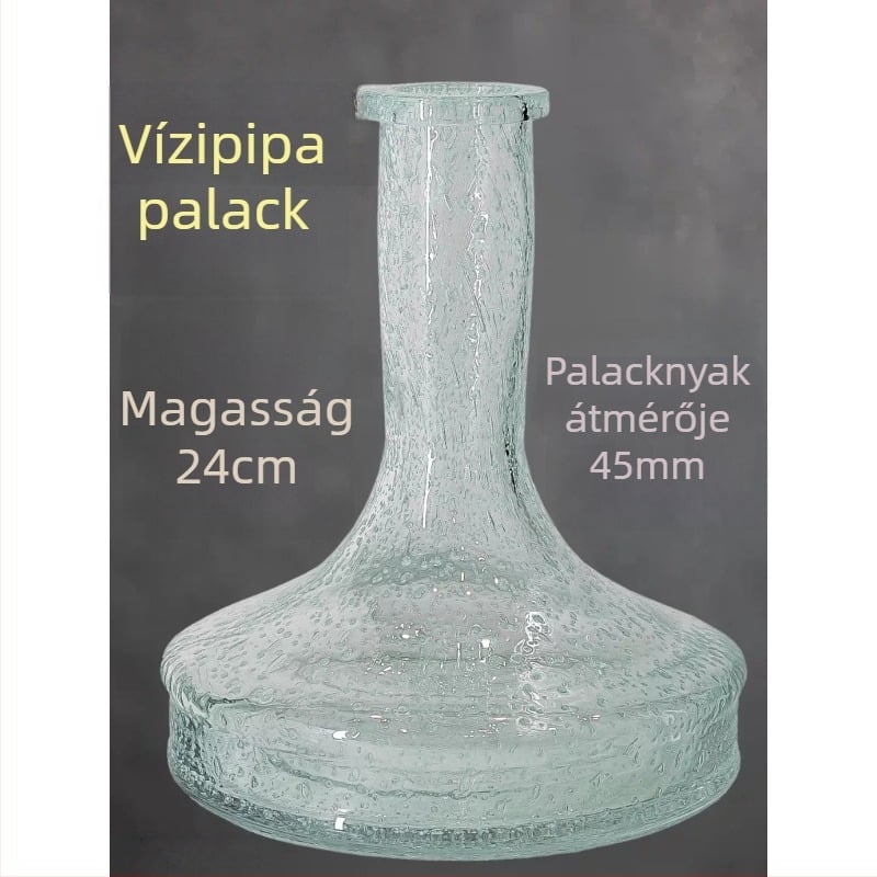 smoke jar, üveg, insert pipe, orosz stílus, univerzális vízipipa alap