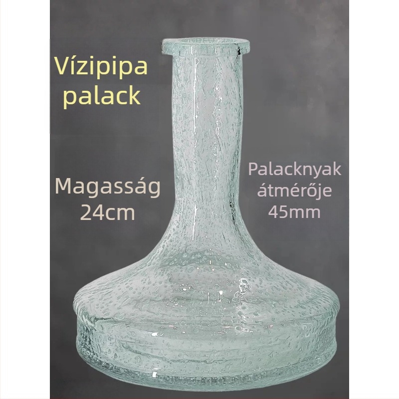 smoke jar, üveg, insert pipe, orosz stílus, univerzális vízipipa alap