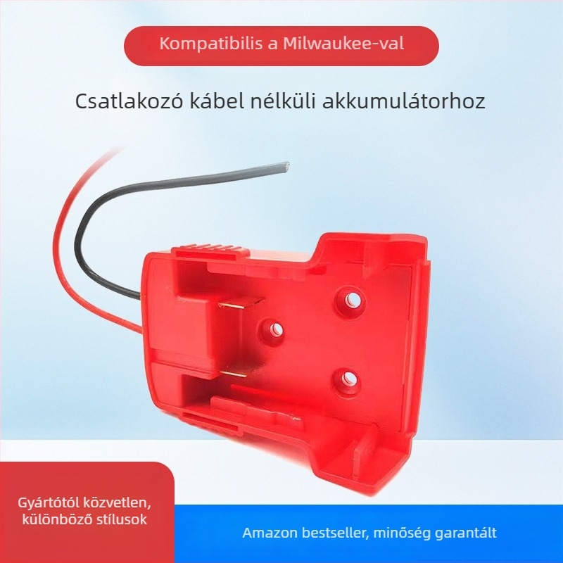 18V akkumulátor adapter M18V szerszámokhoz kábelcsatlakozással (be- és kimenet 18V)