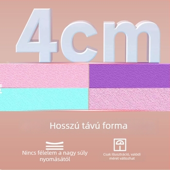 Jóga matrac szenzoros egyensúly puha párnázással, EVA anyag, 6 mm vastagság, csíkos mintázat