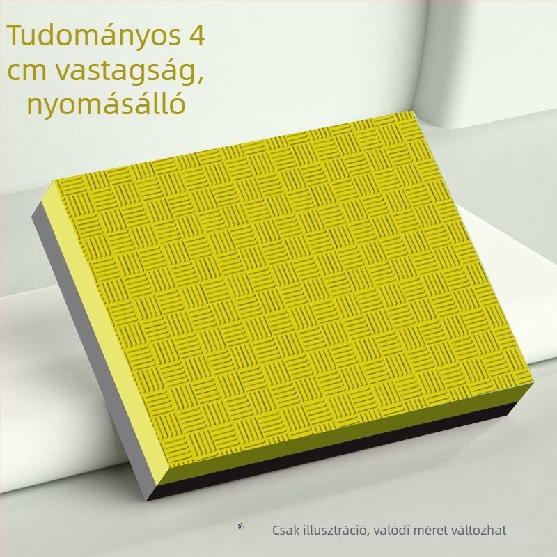 Jóga matrac szenzoros egyensúly puha párnázással, EVA anyag, 6 mm vastagság, csíkos mintázat