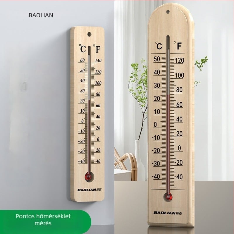 Üvegcső-termometer, rud típusú kivitel, laboratóriumi és otthoni használatra