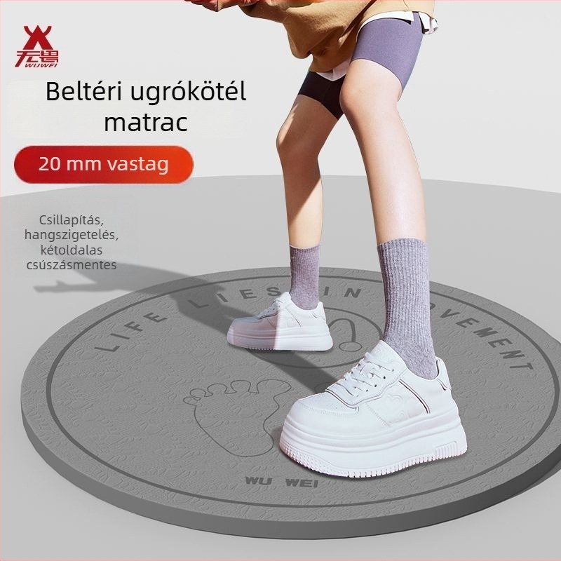 Jógaszőnyeg, egyszínű, TPES anyag, 6 mm vastagság