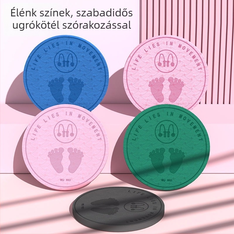 Jógaszőnyeg, egyszínű, TPES anyag, 6 mm vastagság