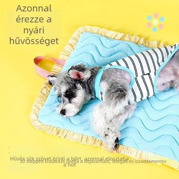 DogTalk Hűsítő Ice Silk kutya matrac csipkés szélekkel