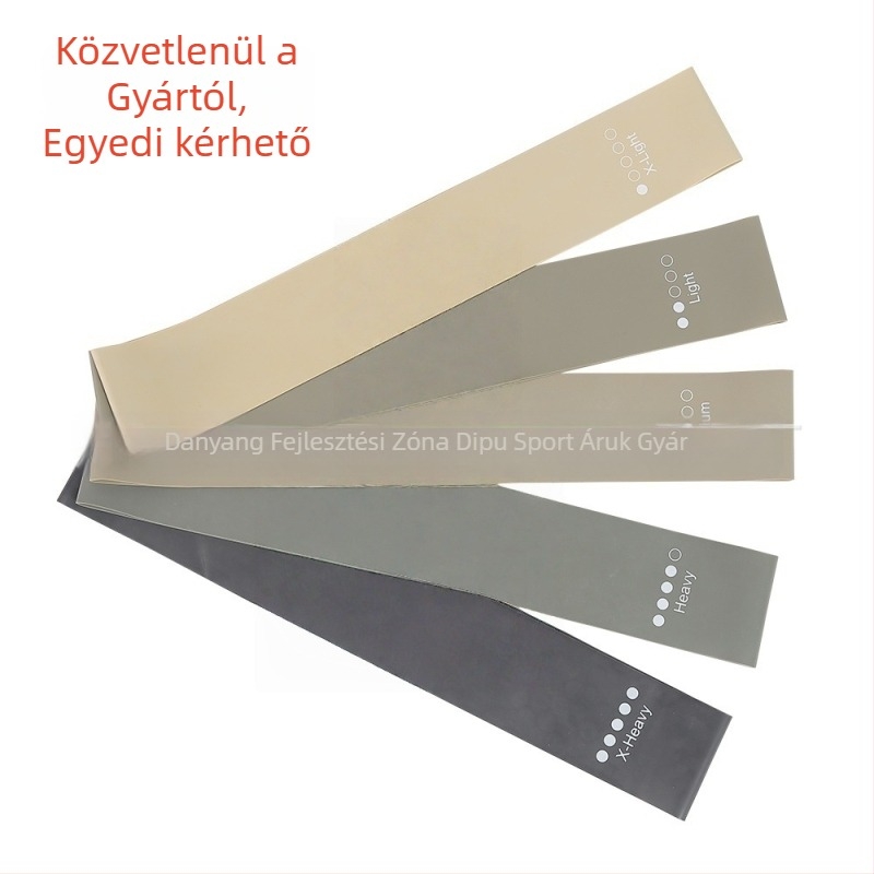 Jóga Kellékek: csípőgyűrű és latex ellenállás szalagok készlet Pilateshez és edzéshez