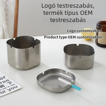 Hamutál rozsdamentes acélból, négyszögletes, minimalist stílus, nyomtatott logó, testreszabás elérhető, OLD ISLAND márka