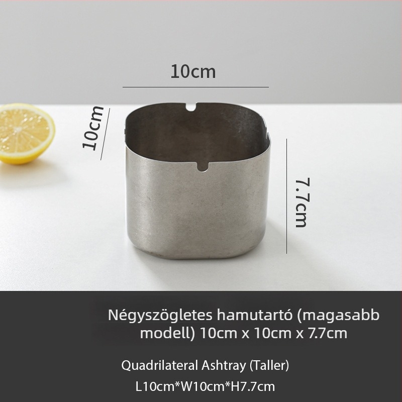 Hamutál rozsdamentes acélból, négyszögletes, minimalist stílus, nyomtatott logó, testreszabás elérhető, OLD ISLAND márka