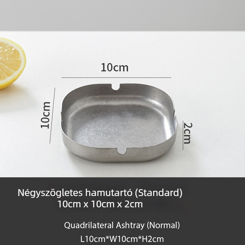 Hamutál rozsdamentes acélból, négyszögletes, minimalist stílus, nyomtatott logó, testreszabás elérhető, OLD ISLAND márka