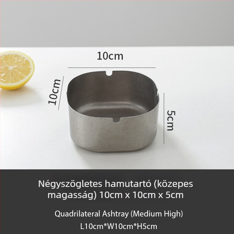 Hamutál rozsdamentes acélból, négyszögletes, minimalist stílus, nyomtatott logó, testreszabás elérhető, OLD ISLAND márka