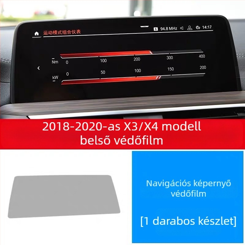 Belső középkonzol védőfilm | TPU | modell aa123 | testreszabás elérhető
