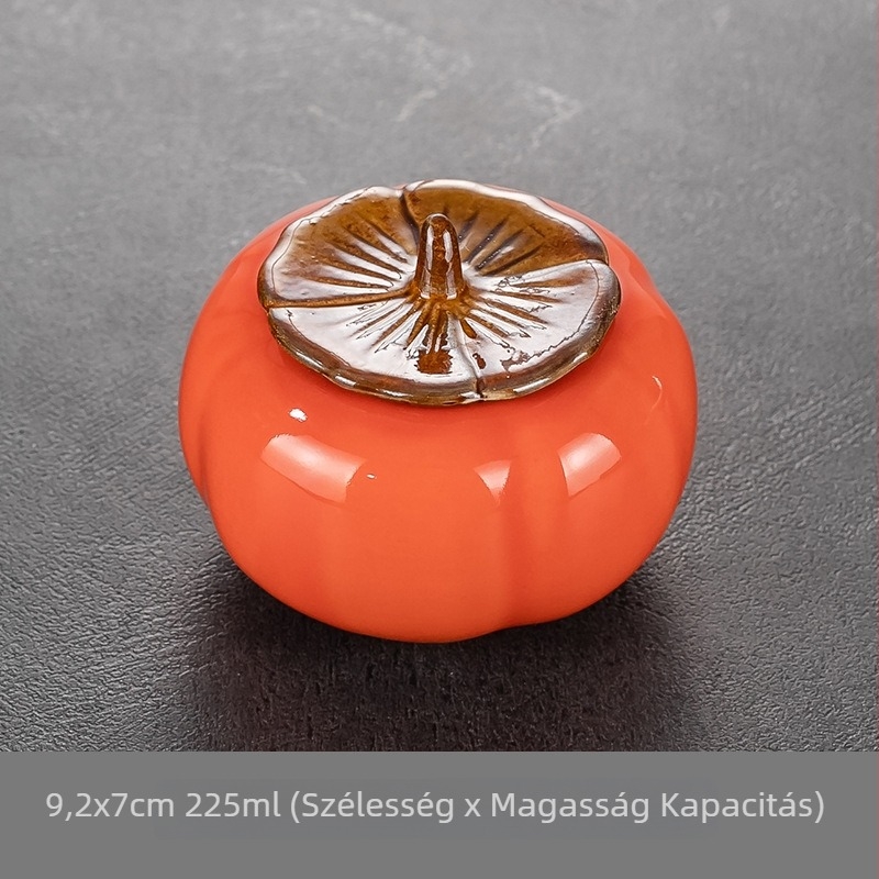 Kerámia hamutál formájú persimmon alakú nappaliba, logó nyomtatva, minimalista/klasszikus stílus, nem egyszer használható