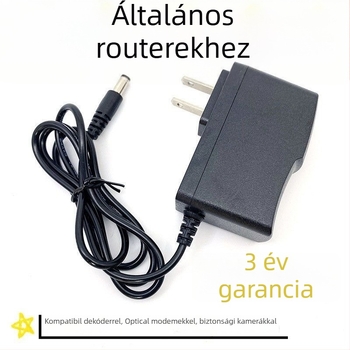 Tápegység routerhez, set-top dobozhoz, hanghoz és megfigyeléshez — 12V 1A, 9V 1A, 5V 1A, 5V 2A