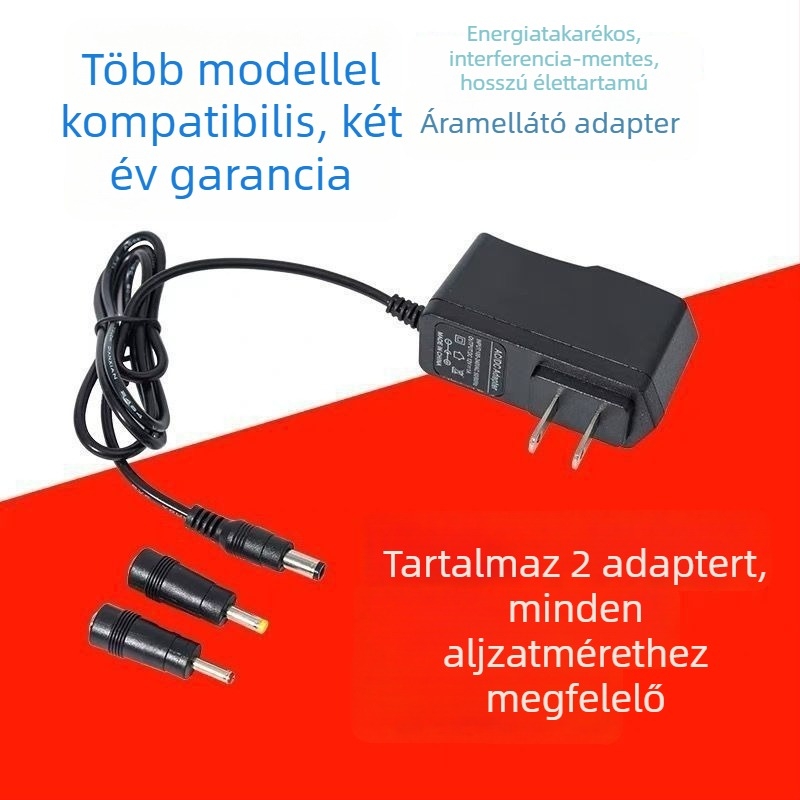Tápegység routerhez, set-top dobozhoz, hanghoz és megfigyeléshez — 12V 1A, 9V 1A, 5V 1A, 5V 2A