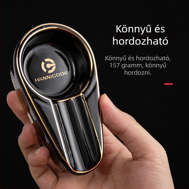 Kerámiából készült szivar hamutál, retro stílus, testreszabható, ajándékba alkalmas
