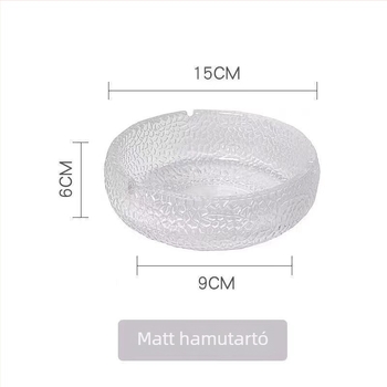 Yirong kristályüveg hamutál, nordic minimalist stílus, logónyomtatás és testreszabás
