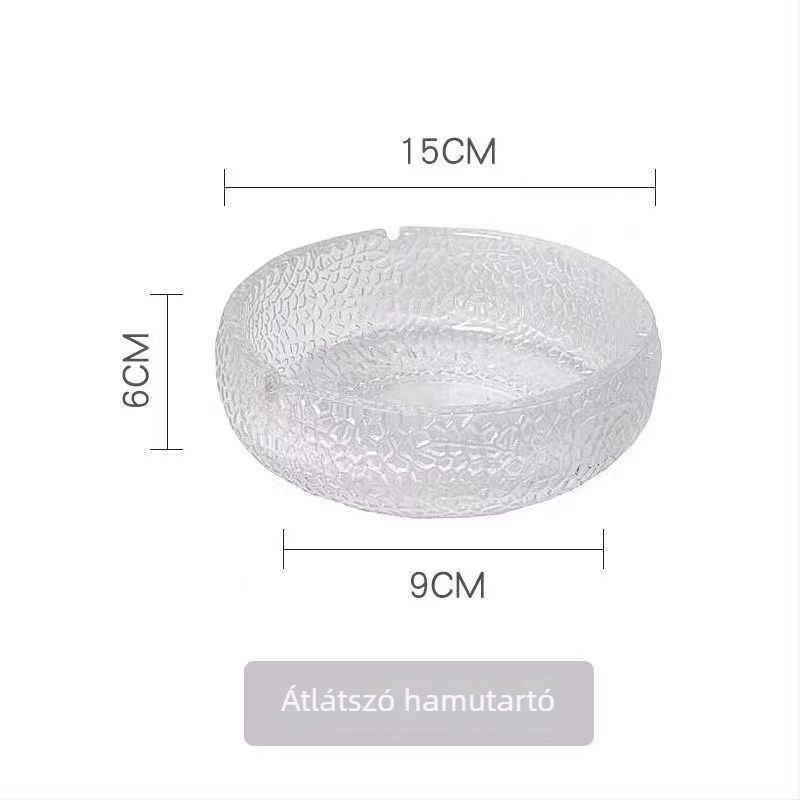 Yirong kristályüveg hamutál, nordic minimalist stílus, logónyomtatás és testreszabás