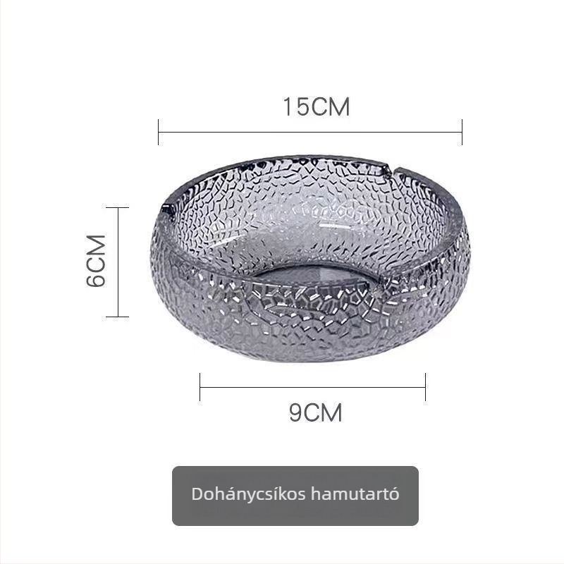 Yirong kristályüveg hamutál, nordic minimalist stílus, logónyomtatás és testreszabás