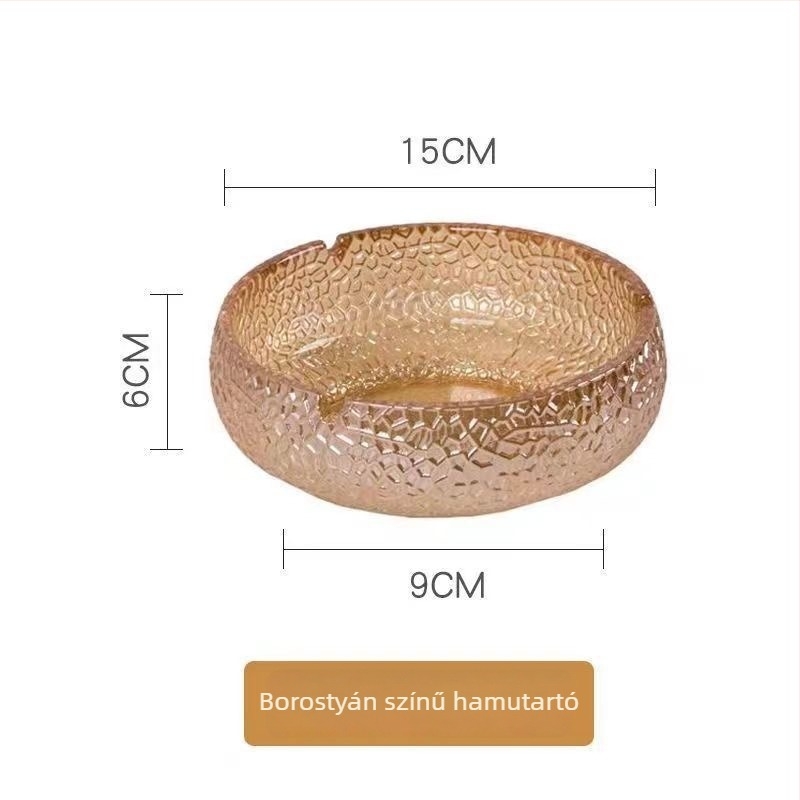 Yirong kristályüveg hamutál, nordic minimalist stílus, logónyomtatás és testreszabás