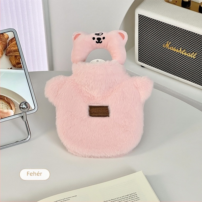 Flanel anyagú vízzel töltött melegítő palack, aranyos stílus, fűtés víz befecskendezésével, Forest girl party