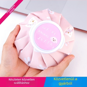 Hasba való meleg víztáska — meleg és hideg terápia, hasi területre, PVC + poliészter, 70/100/130 g
