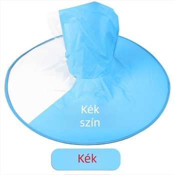 Gyerekeknek szóló PVC esőponcsó, rajzfilmszerű mintával, repülő csészealj motívummal, PVC anyag, vízálló PE ragasztóréteg